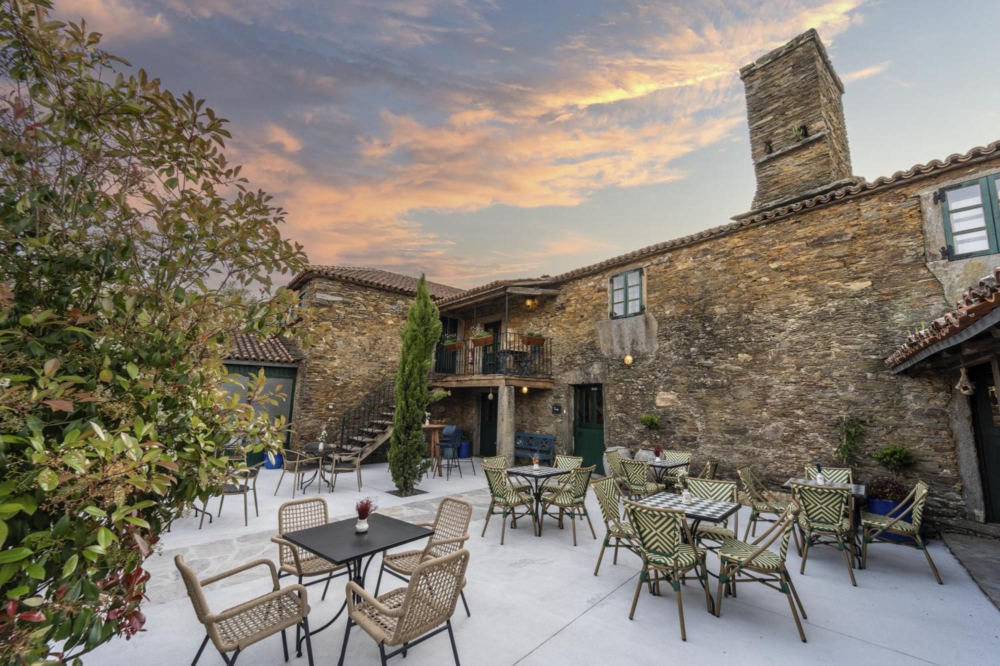 Casa Rural Pineiro, De Vila Sen Vento Pensionat O Pedrouzo Exteriör bild